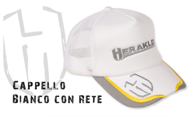 Herakles Cappello Bianco Rete